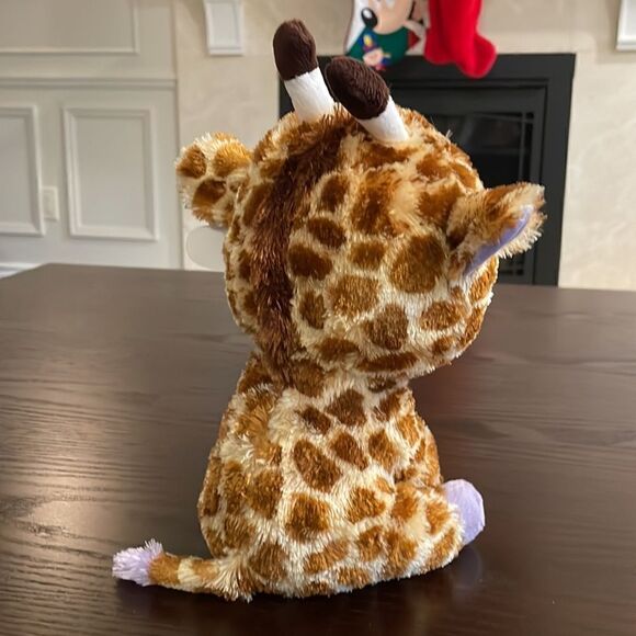 Ty Beanie Boo’s 2012 Safari the Giraffe Purple Tag Discontinued EC 10” tall - Picture 3 of 9